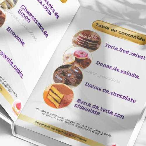 4 Postres Saludables Pack